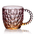 Tasse en verre VINI PEARL rose 9 x 13 x 8,5 cm