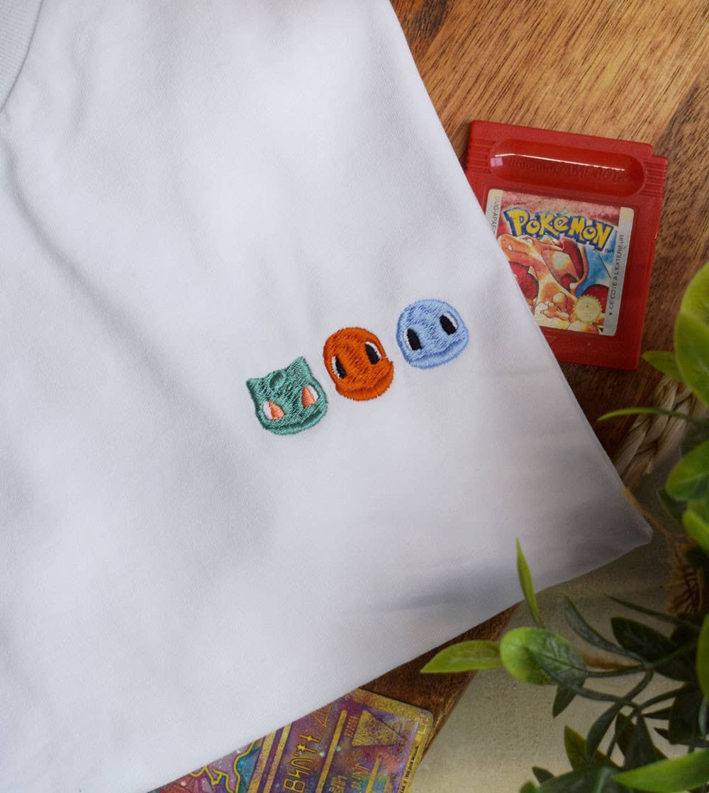 T-shirt brodé - Bourg Palette: Blanc / L