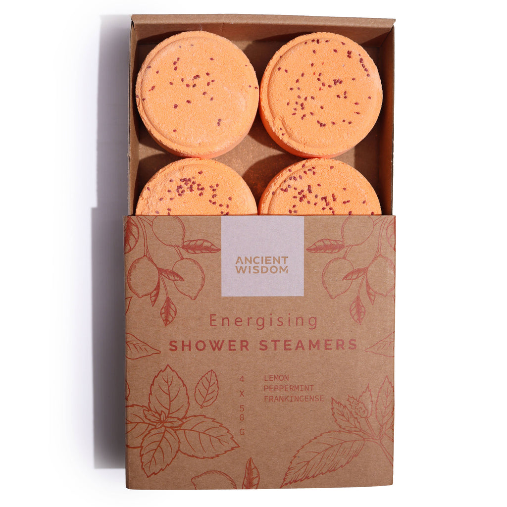 Coffret cadeau Zen de pastilles effervescentes pour la douche bien-être: Énergisant