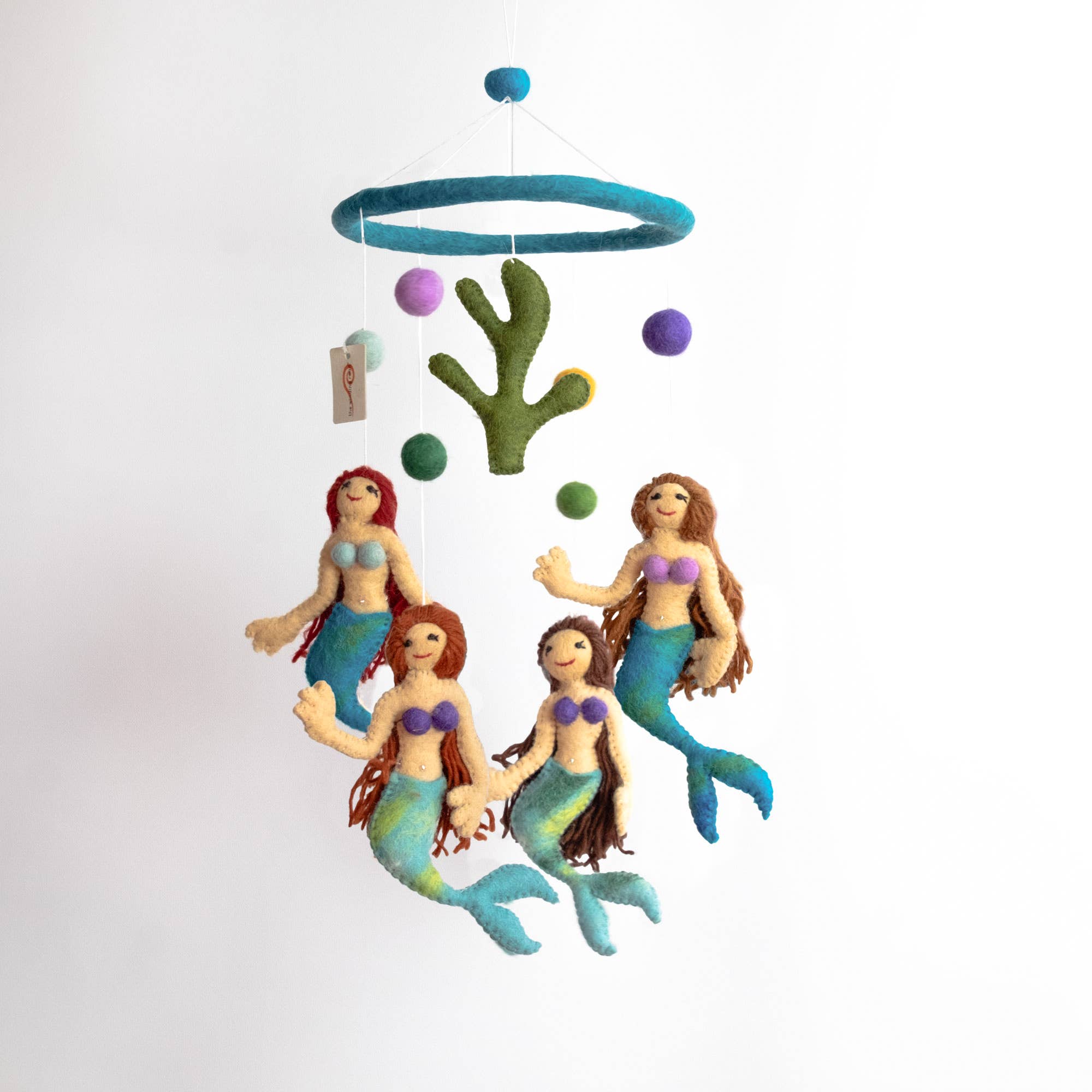 Mobile pour bébé - Décor de chambre côtier - Sirène sous la mer
