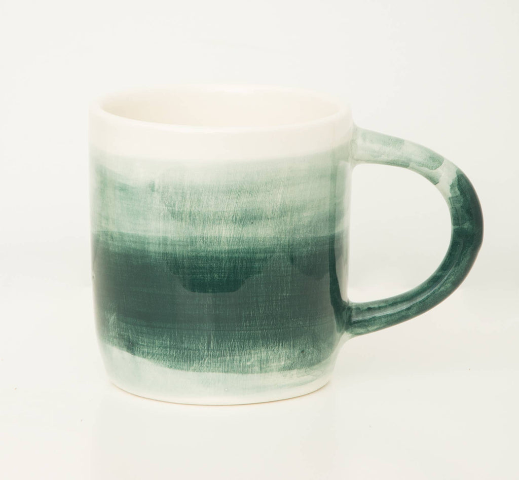 Tasse Minerva en céramique avec dégradé vert