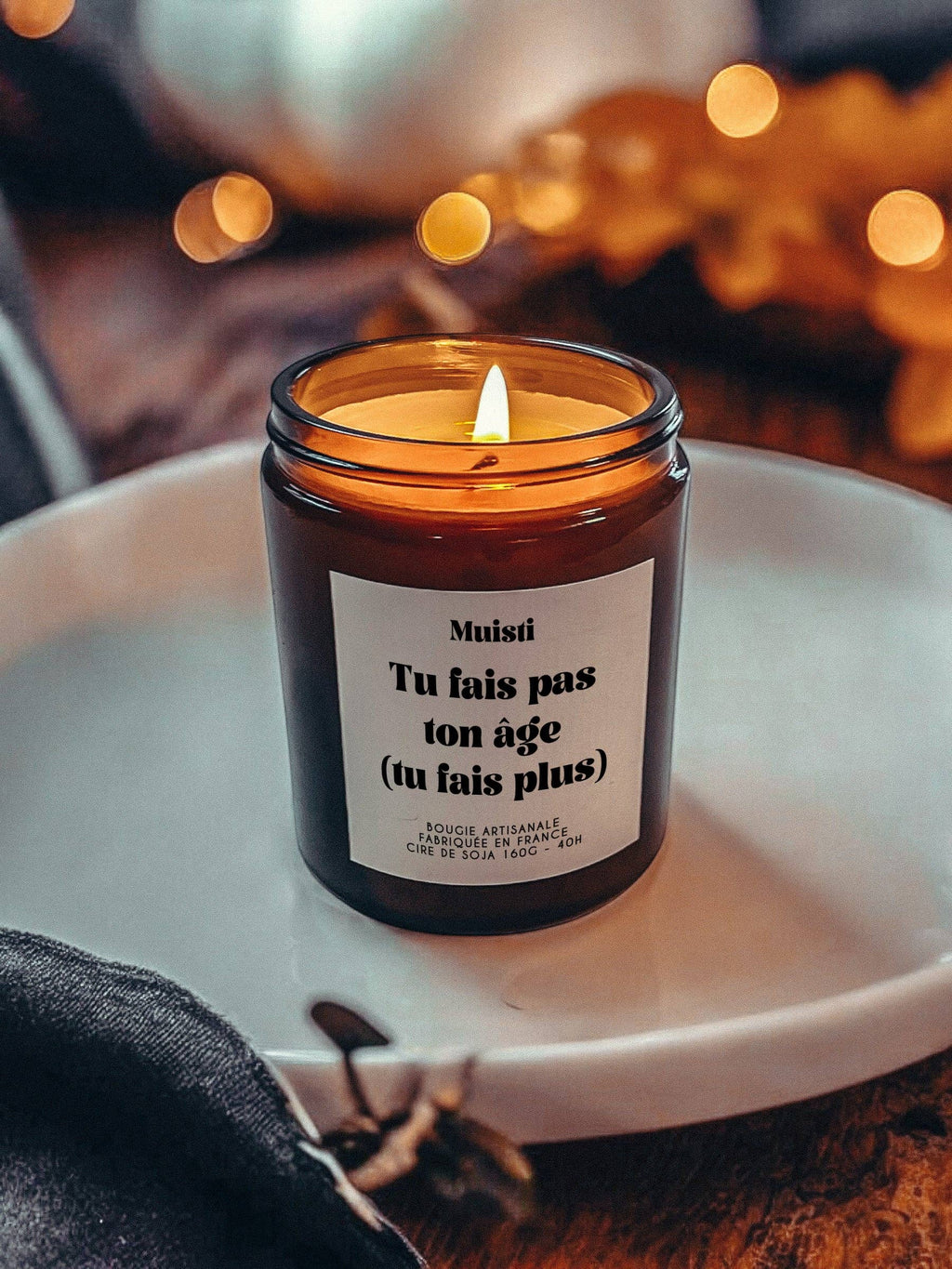 Bougie Parfumée - Tu fais pas ton âge: Fleur d'oranger