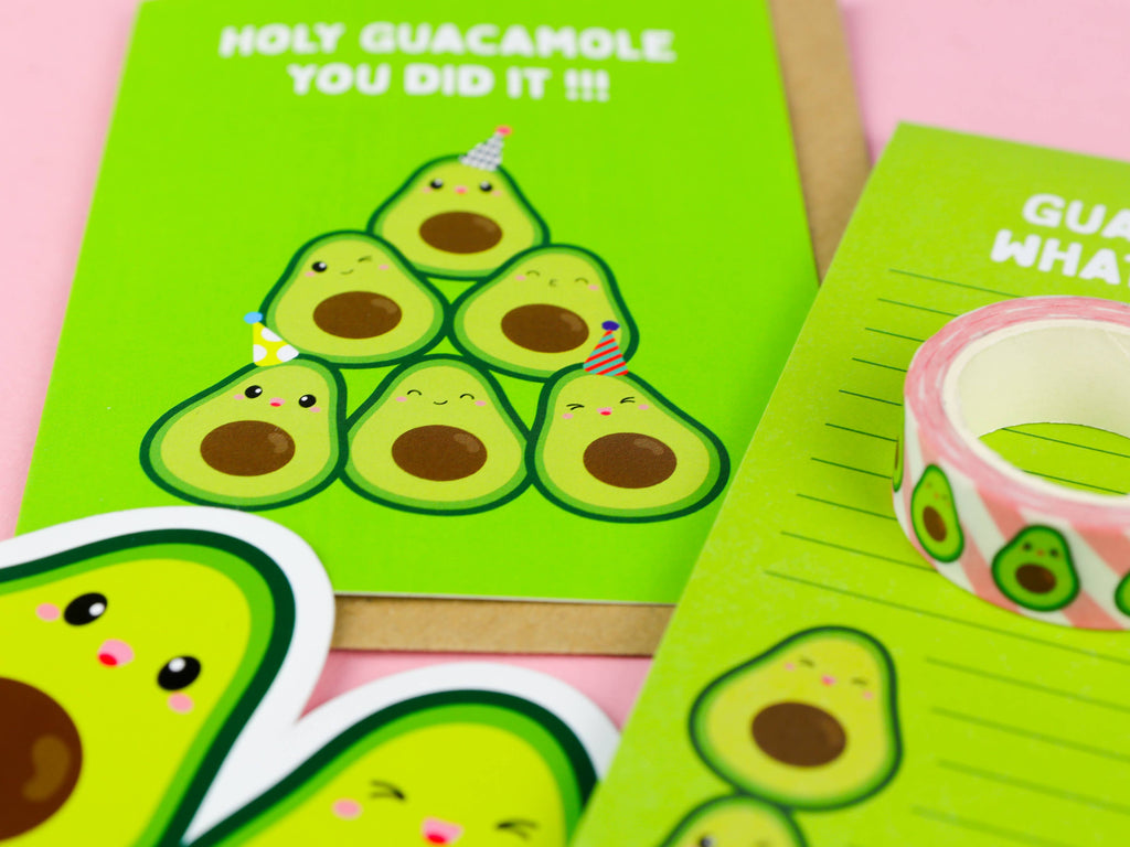 Bloc-notes liste de tâches « Avocado Holy Guacamole what a list! »
