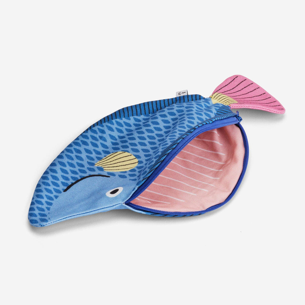 Étui Picasso en coton bleu 100 % inspiré de la mer de Bali