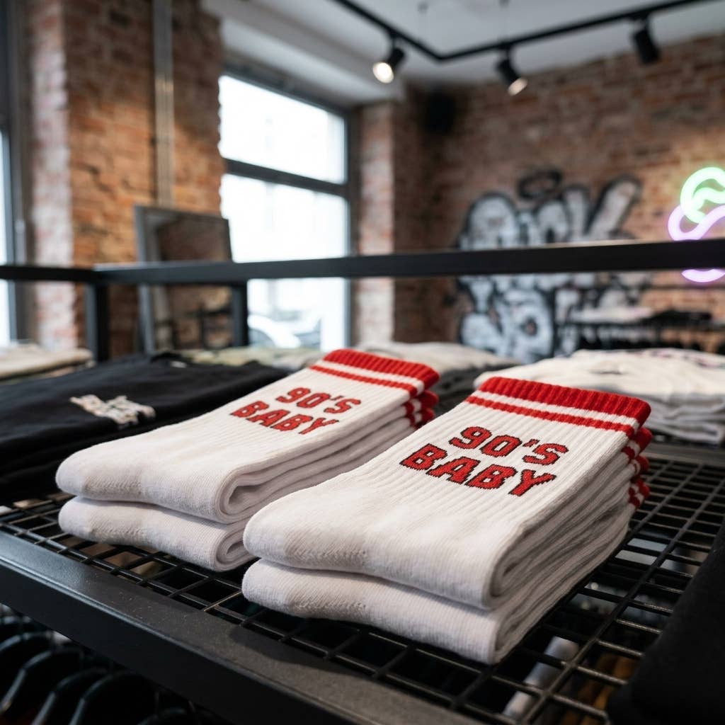 Chaussettes « Né dans les années 90 »: 37-43