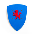 Bouclier Kamelot bleu avec lion S - ST533