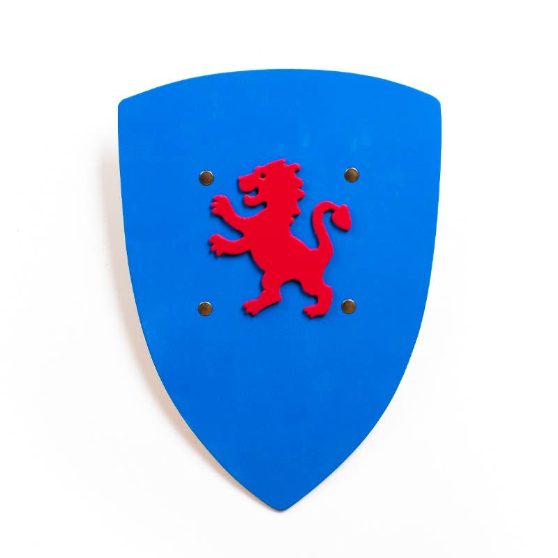 Bouclier Kamelot bleu avec lion S - ST533