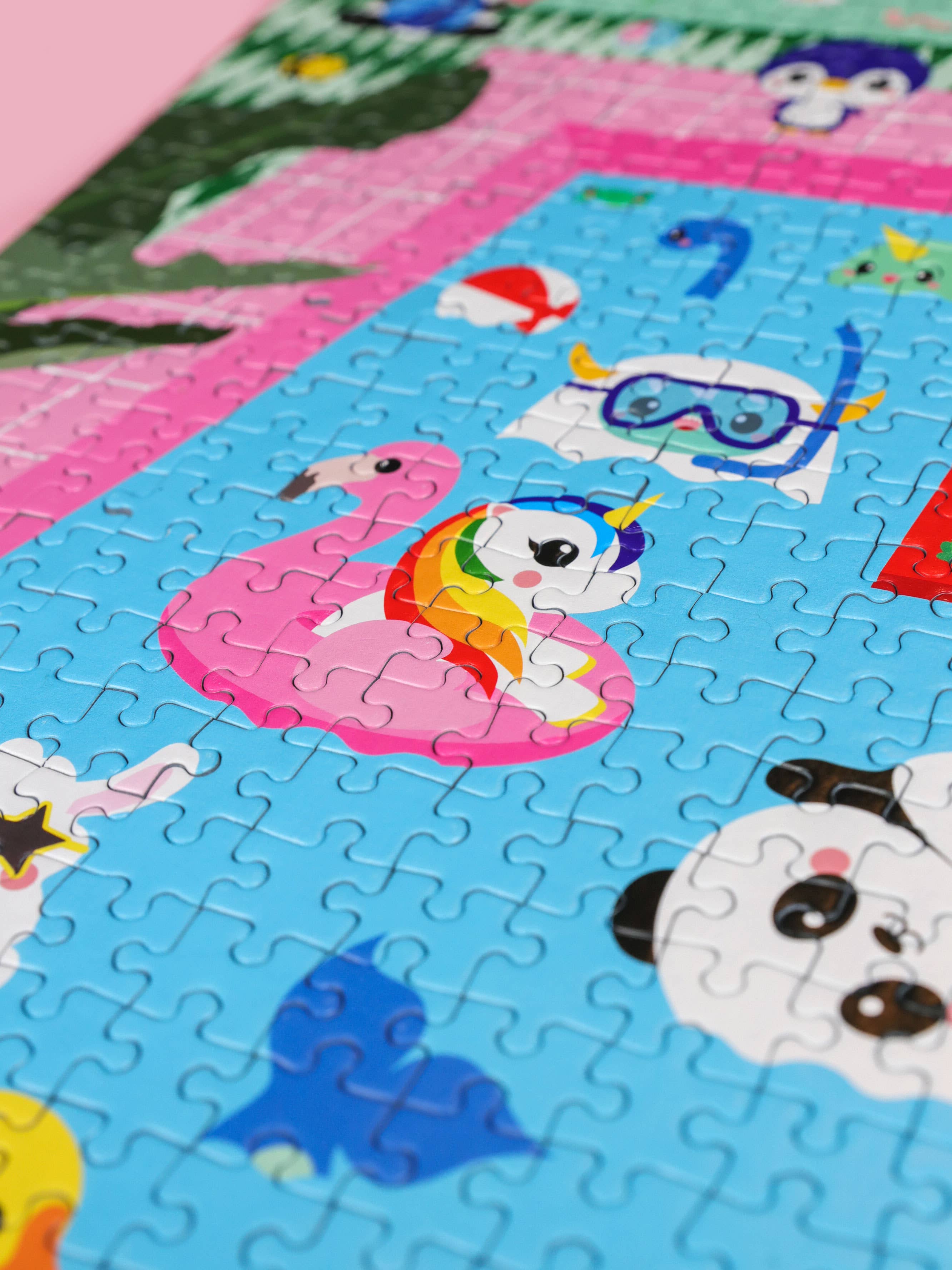 Puzzle 1000 pièces Pink Pool