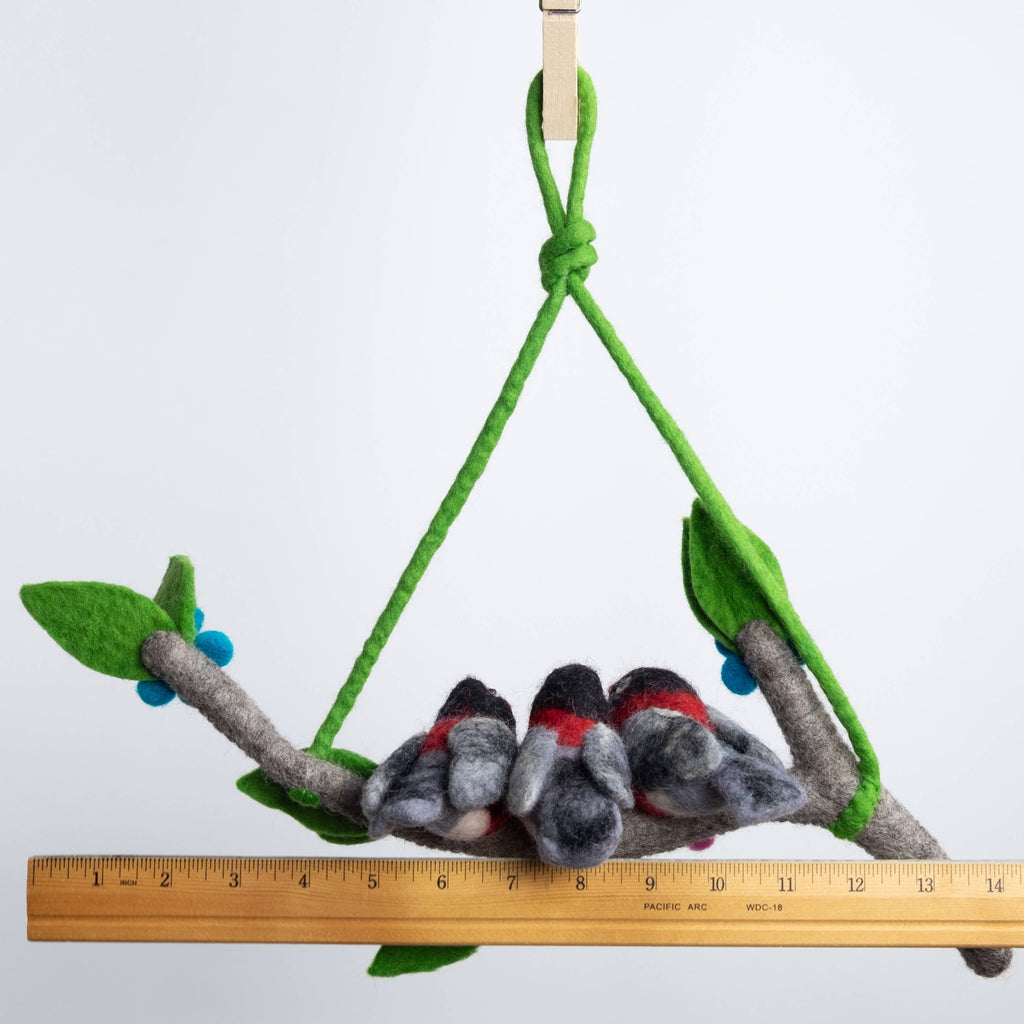 Mobile pour bébé - Décoration de chambre d'enfant - Rouge-gorge