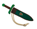 Épée KAMELOT S avec étui marron/vert - ST398F