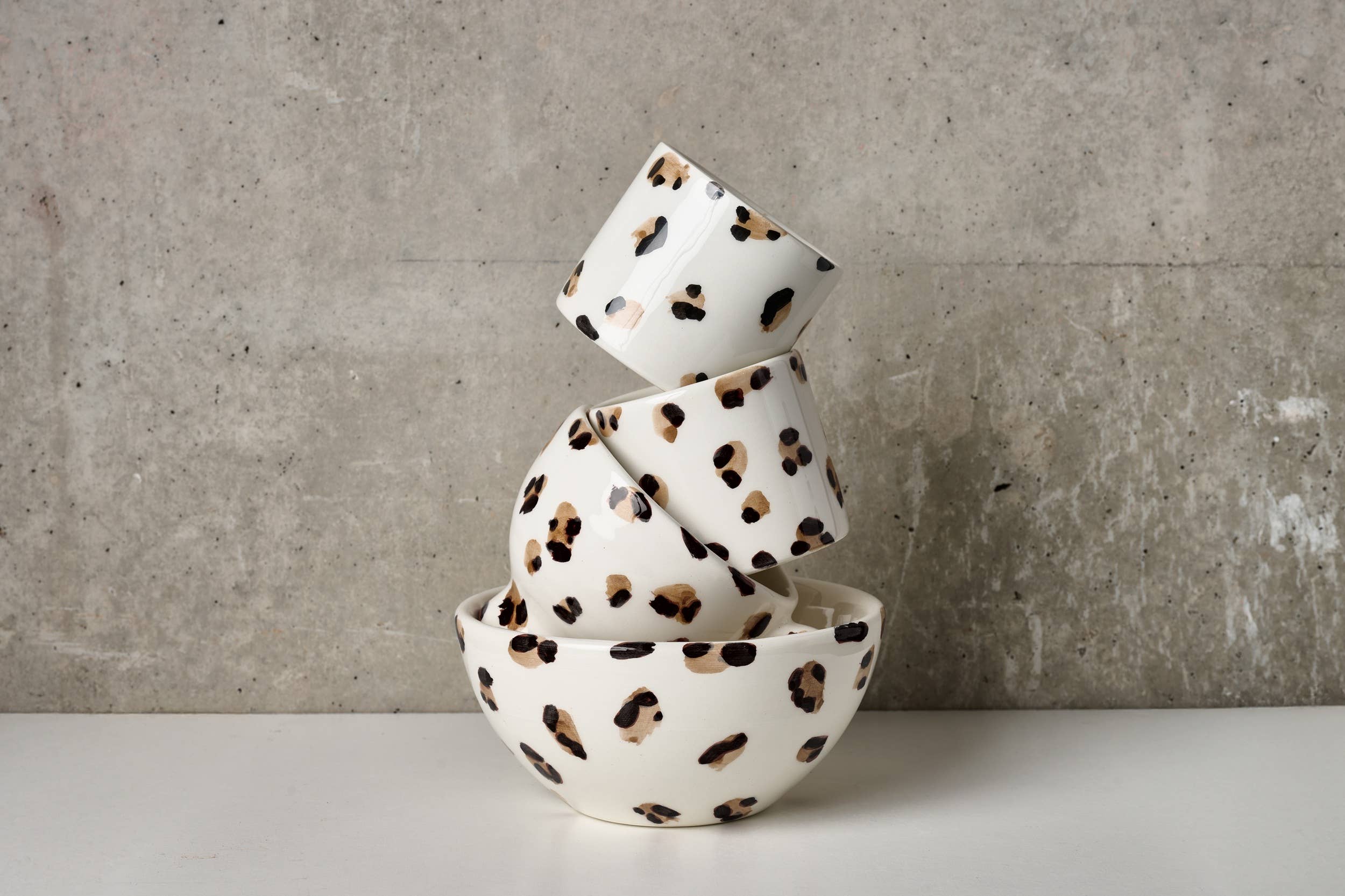 Ensemble de 2 tasses en céramique (GUÉPARD)