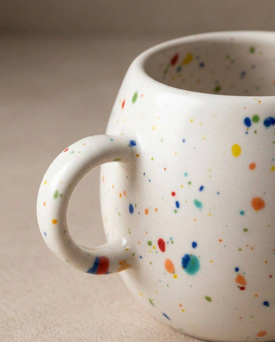 Tasse boule blanche 90 ml de la collection Party