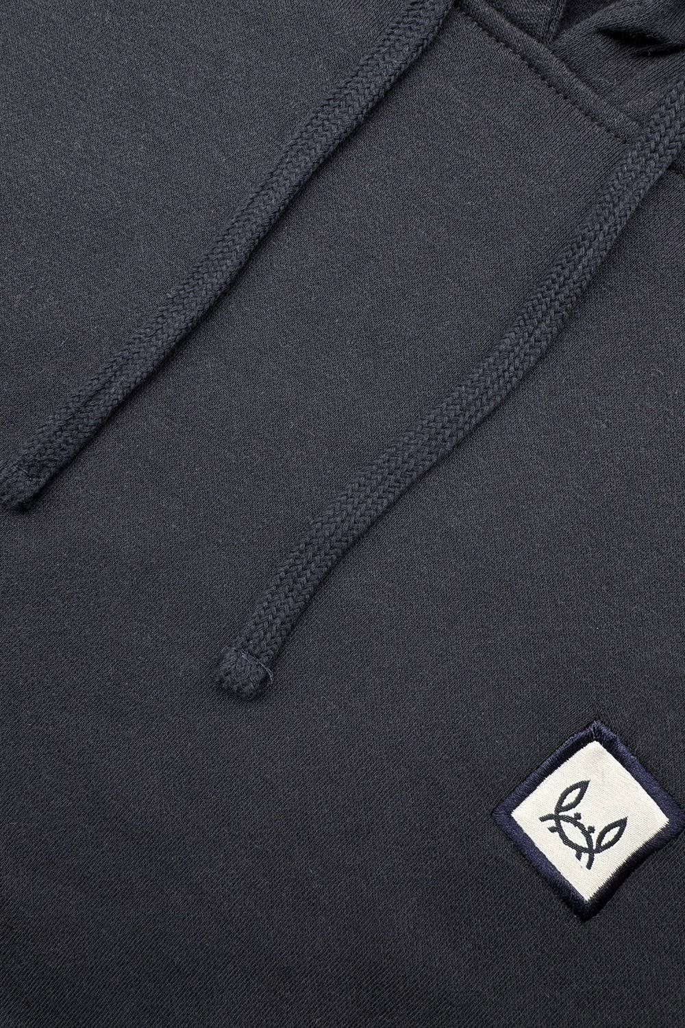 Sweat à Capuche Patch Marine: Marine / S