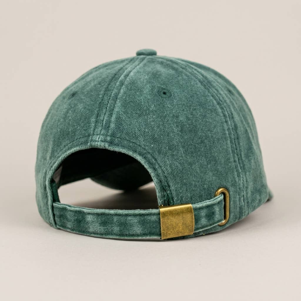 Casquette grise brodée « Sex Dr*gs & Kebabs »: Vert