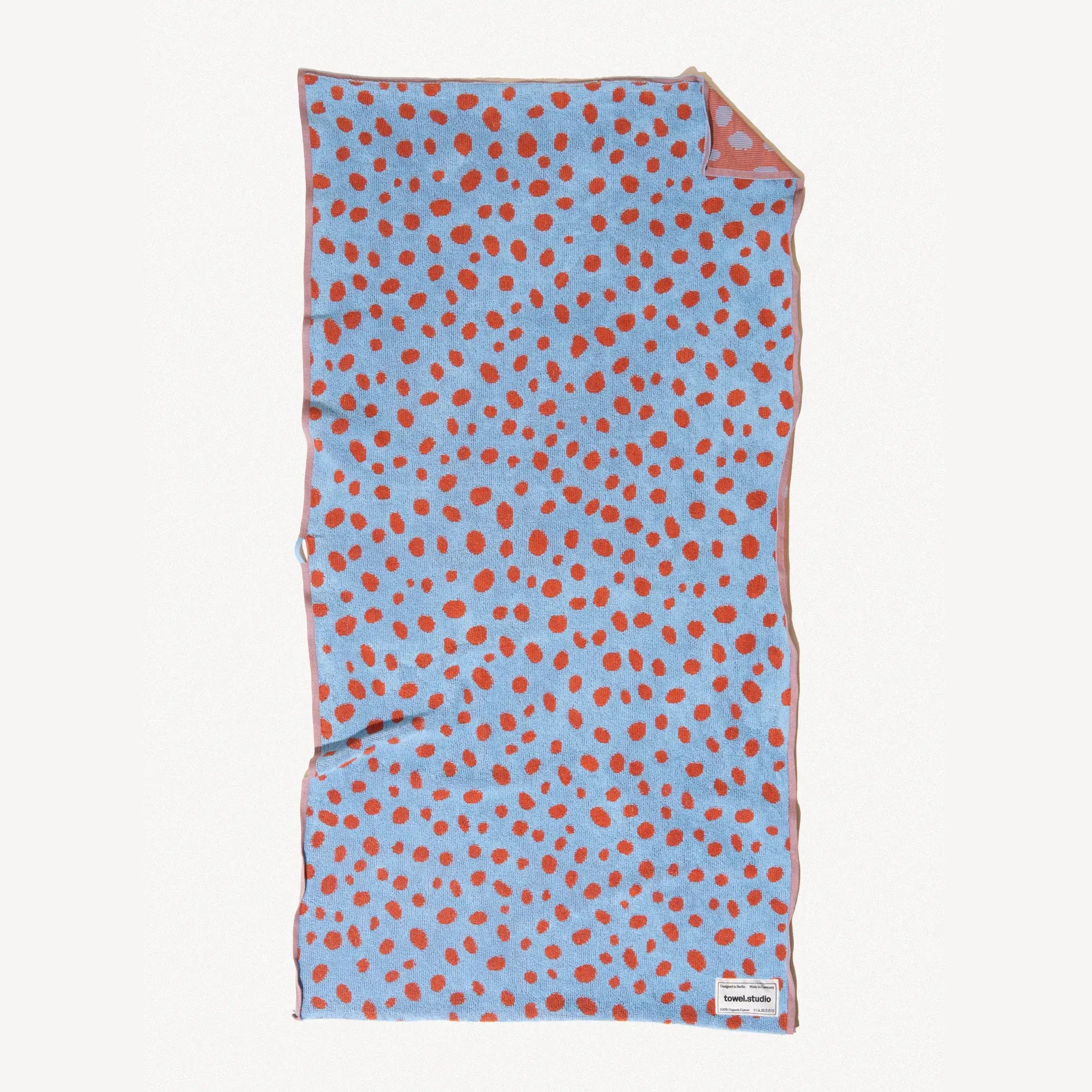 Serviette de bain à poids - Bleu & Orange