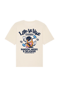 T-shirt unisexe naturel « Life is like a potato » | XL / Oversize