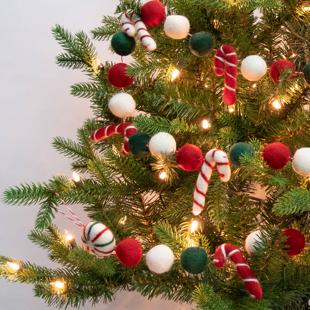 Guirlande - Décoration de Noël - Sucre d'orge