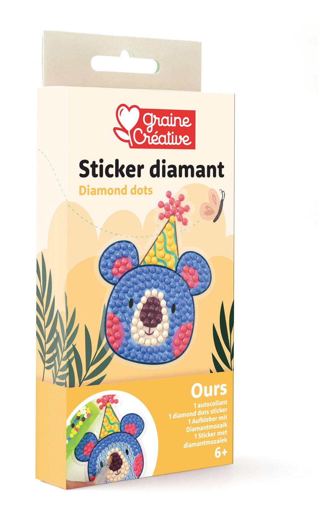 KIT DIAMANT MOSAIQUE STICKER - OURS