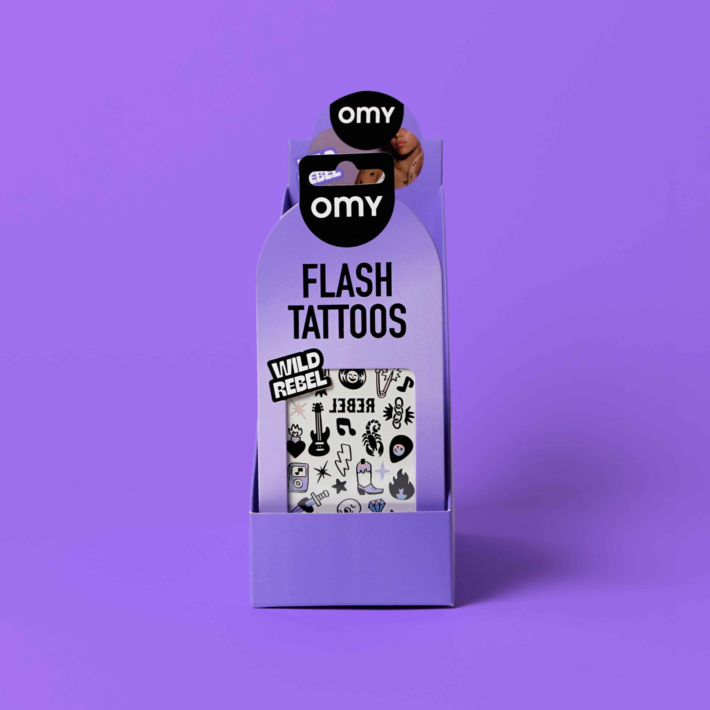 WILD REBEL FLASH TATTOOS x12