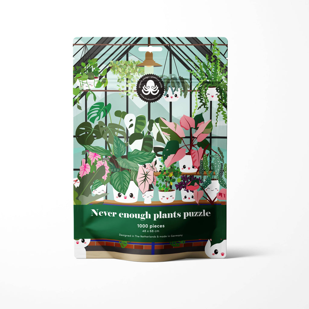 Puzzle 1000 pièces Serre avec plantes - fabricé en UE