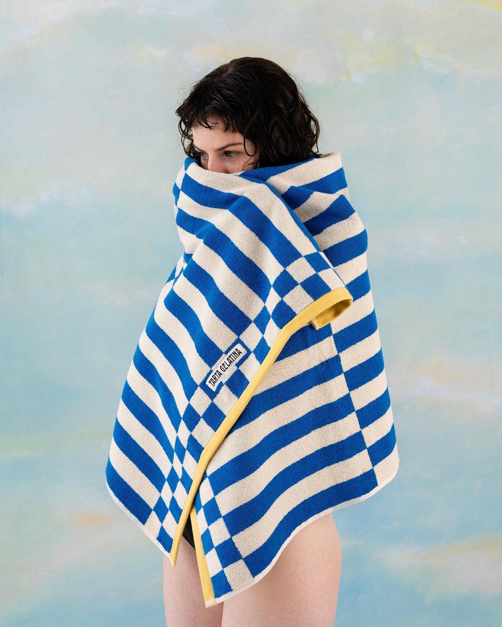 Serviette Clubhouse - bleue: Bleu / Essuie-mains