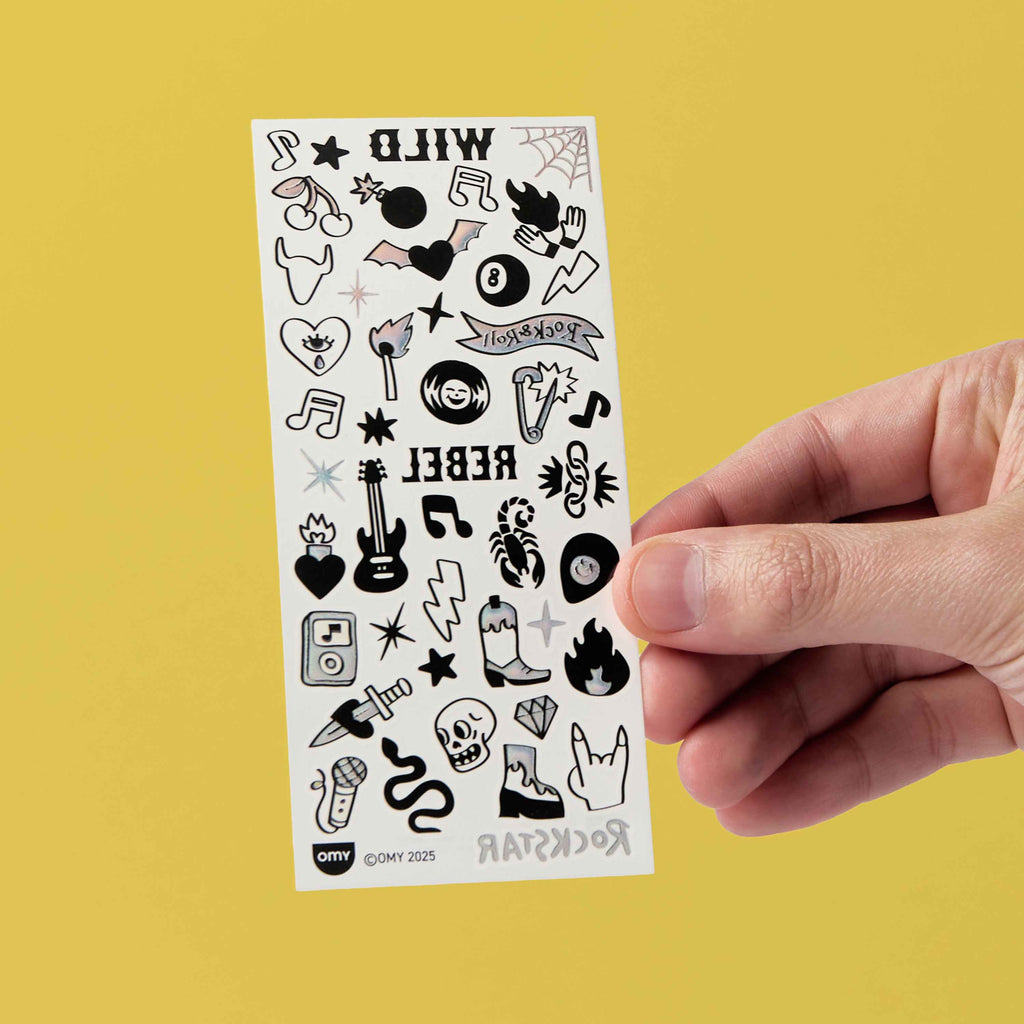 WILD REBEL FLASH TATTOOS x12