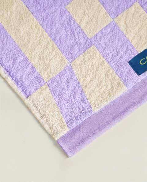 Serviette de bain Cosmic 50 x 90 cm - Collection Textile: Lavande Soleil