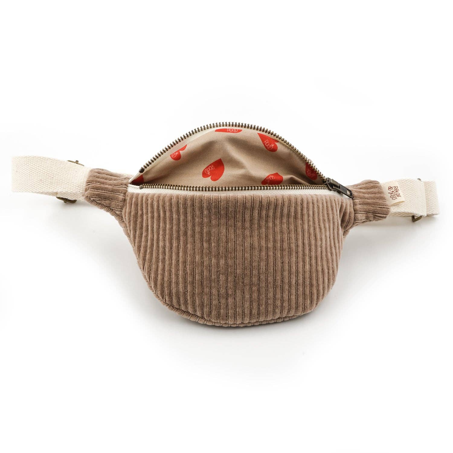 Sac banane velours taupe: Enfants