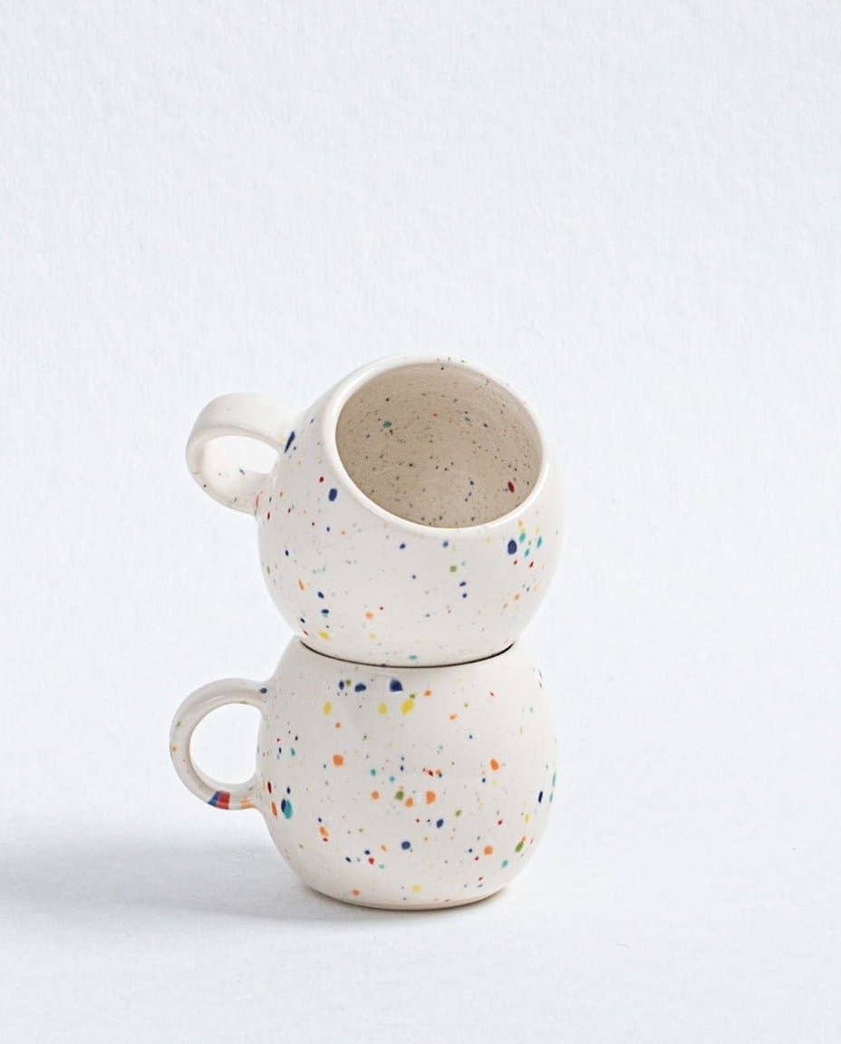 Tasse boule blanche 90 ml de la collection Party
