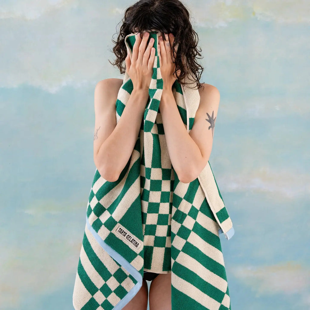 Serviette de bain Marina Verte