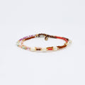 Pantai Bracelet à perles tons chauds, bracelet de surf élastique