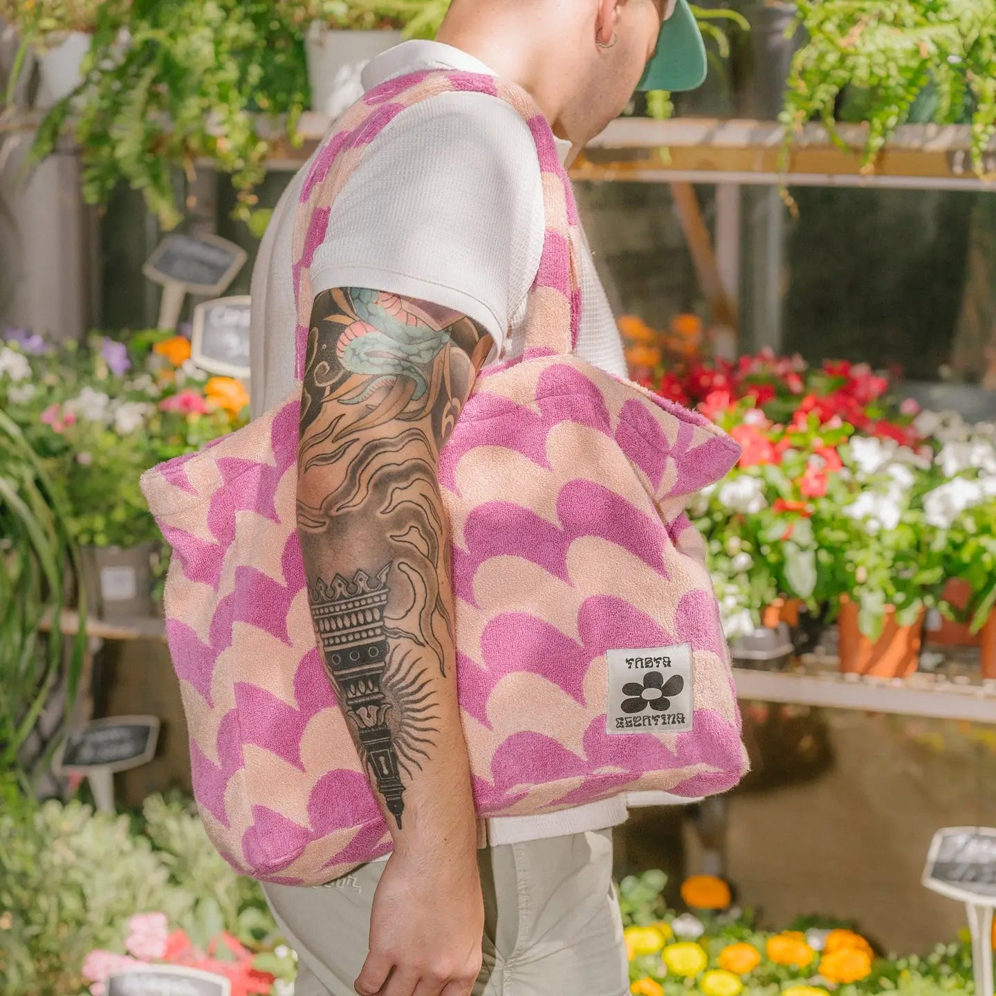 Sac de plage Brisa Rose