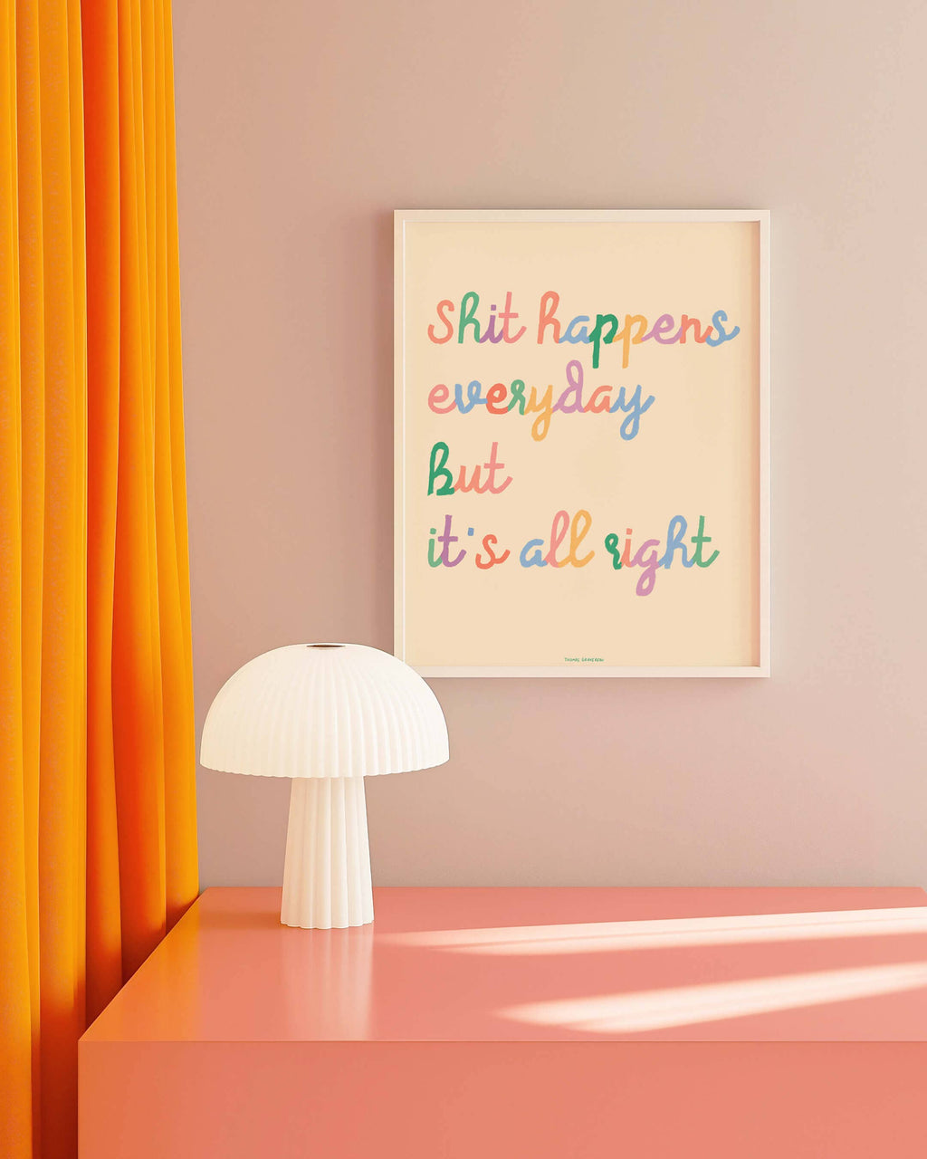 Poster "Shit happens everyday" (A3)