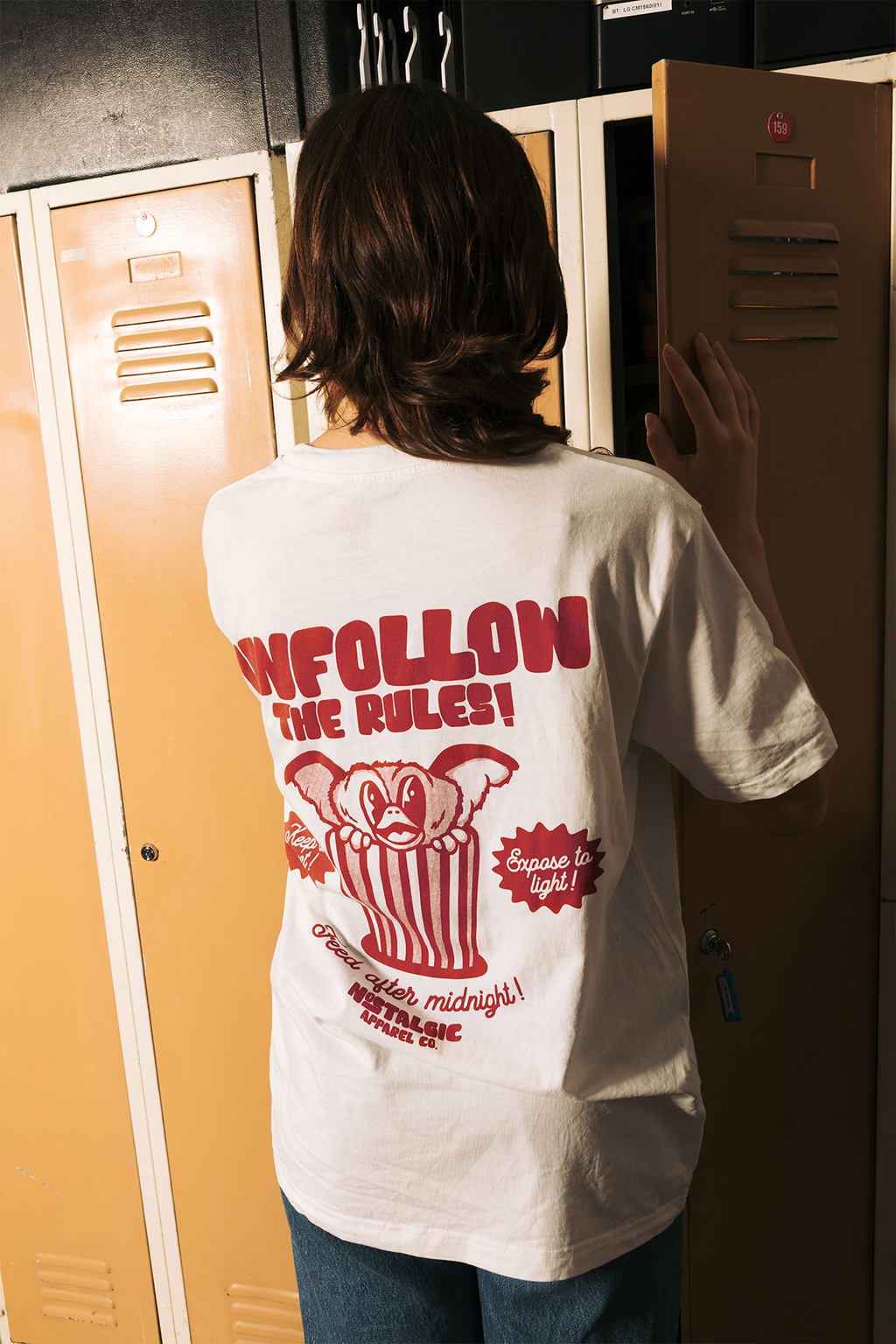 T-shirt unisexe blanc cassé « Unfollow the rules » | S / Oversize