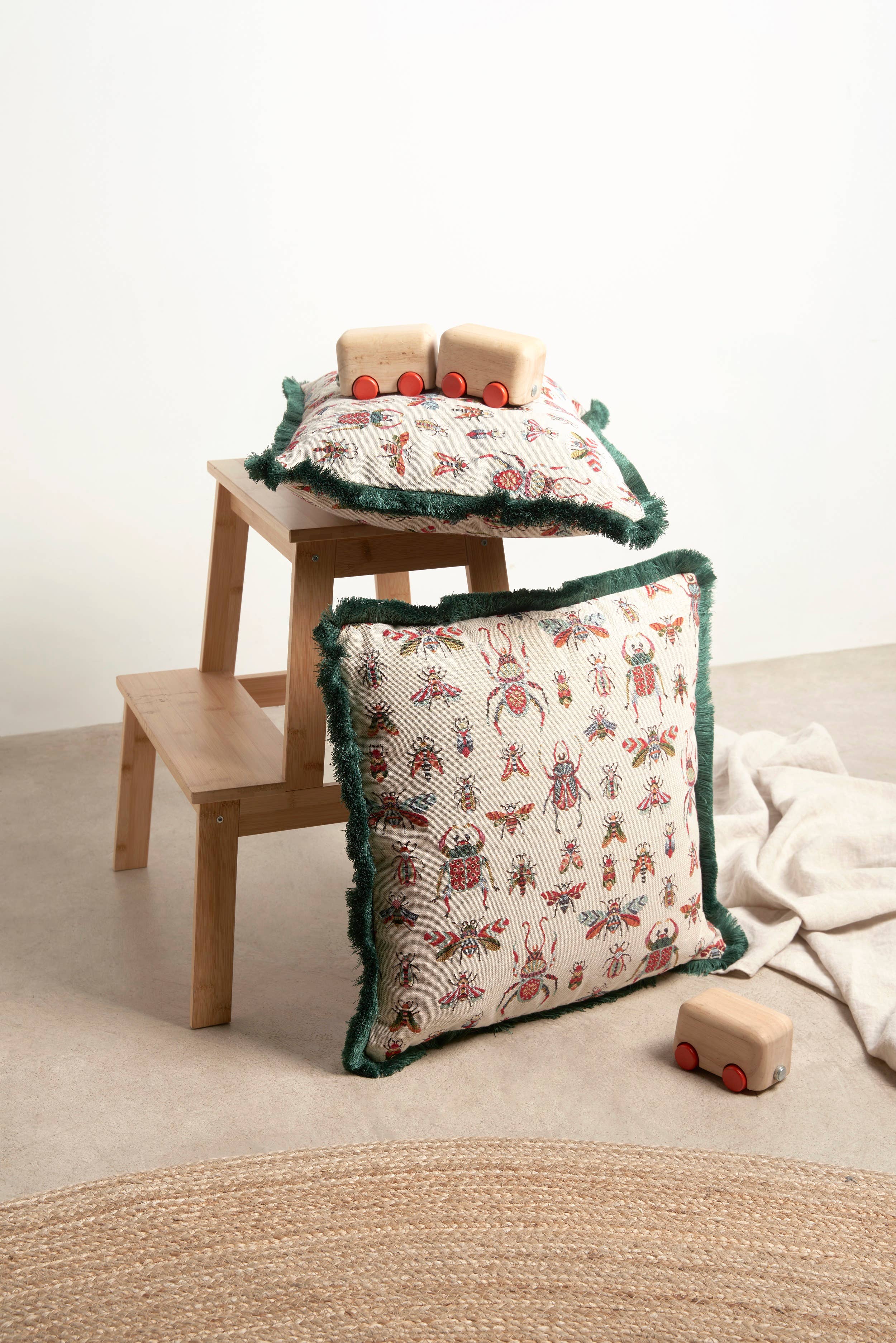 Coussin Jacquard 50x35 - Abeilles