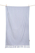 Serviette de plage Amorgos bleu jean
