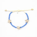 Bracelet étoile de mer Tidepool en perles: Bleu