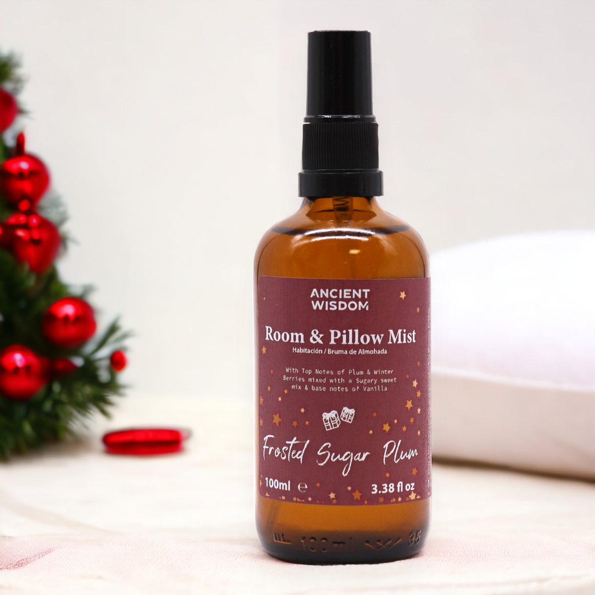 Spray d'ambiance et d'oreiller 100 ml: Prune à sucre givrée