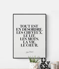 Affiche | Tout Est En Désordre. | Poster Graphique: L - 30x40cm