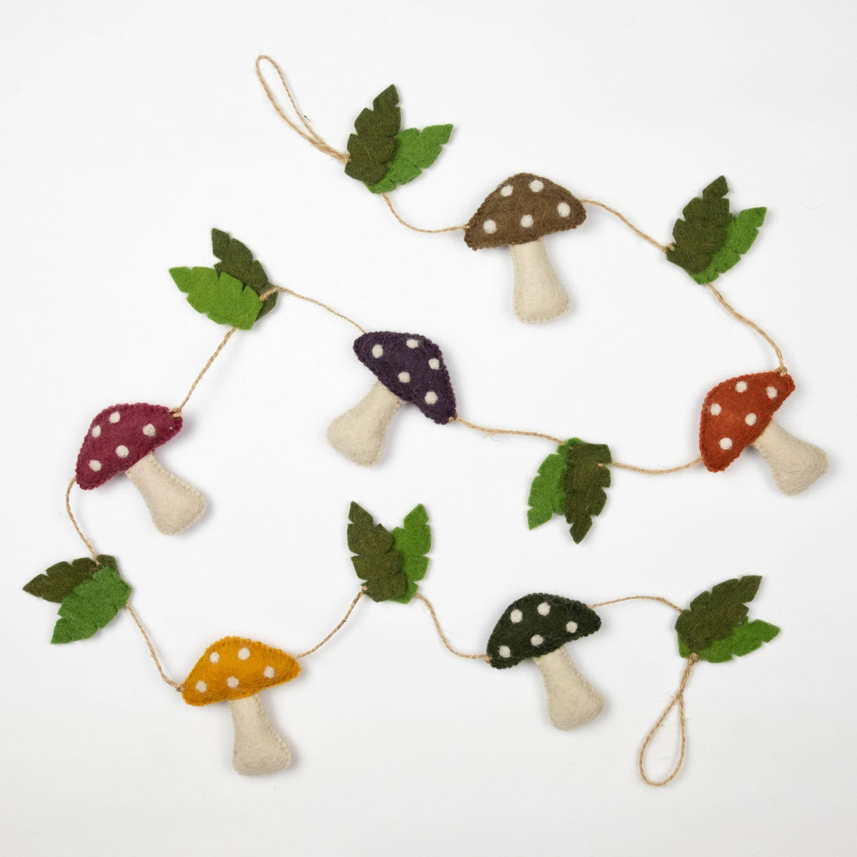 Guirlande - Décoration murale - Champignon tacheté multicolore