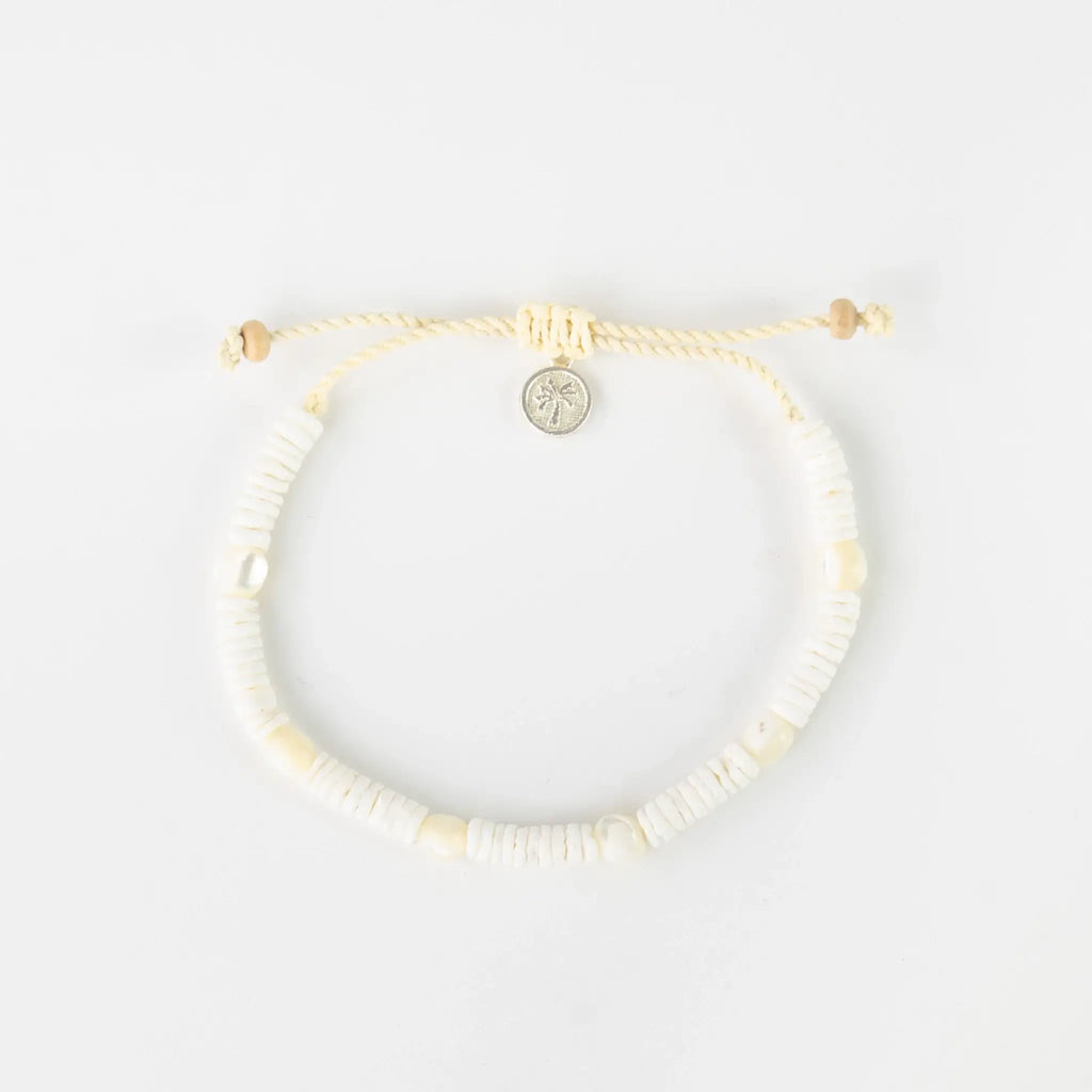 Bracelet perlé Madasari Beach, bracelet de surf ajustable
