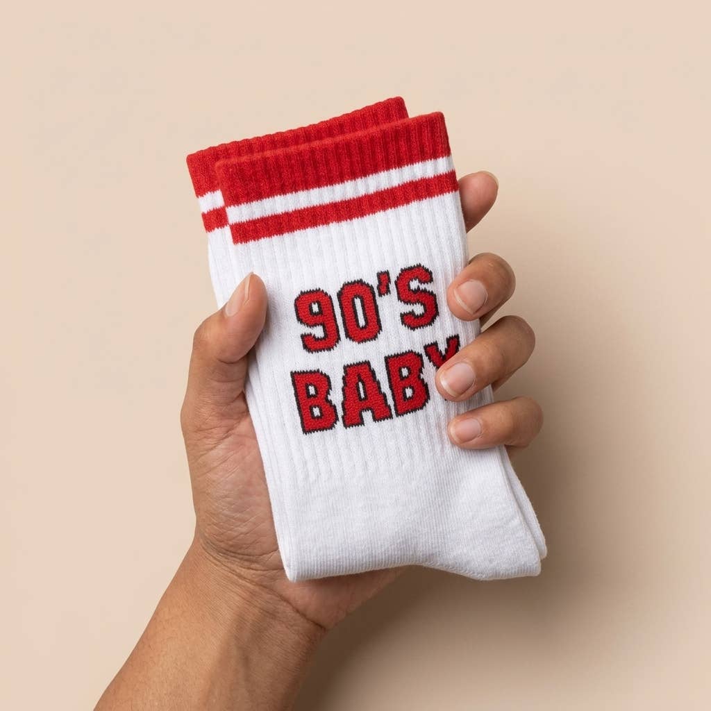 Chaussettes « Né dans les années 90 »: 37-43