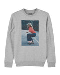Sweat Farrah Fawcett - Sweatshirt Photo Cinéma: Gris chiné / S