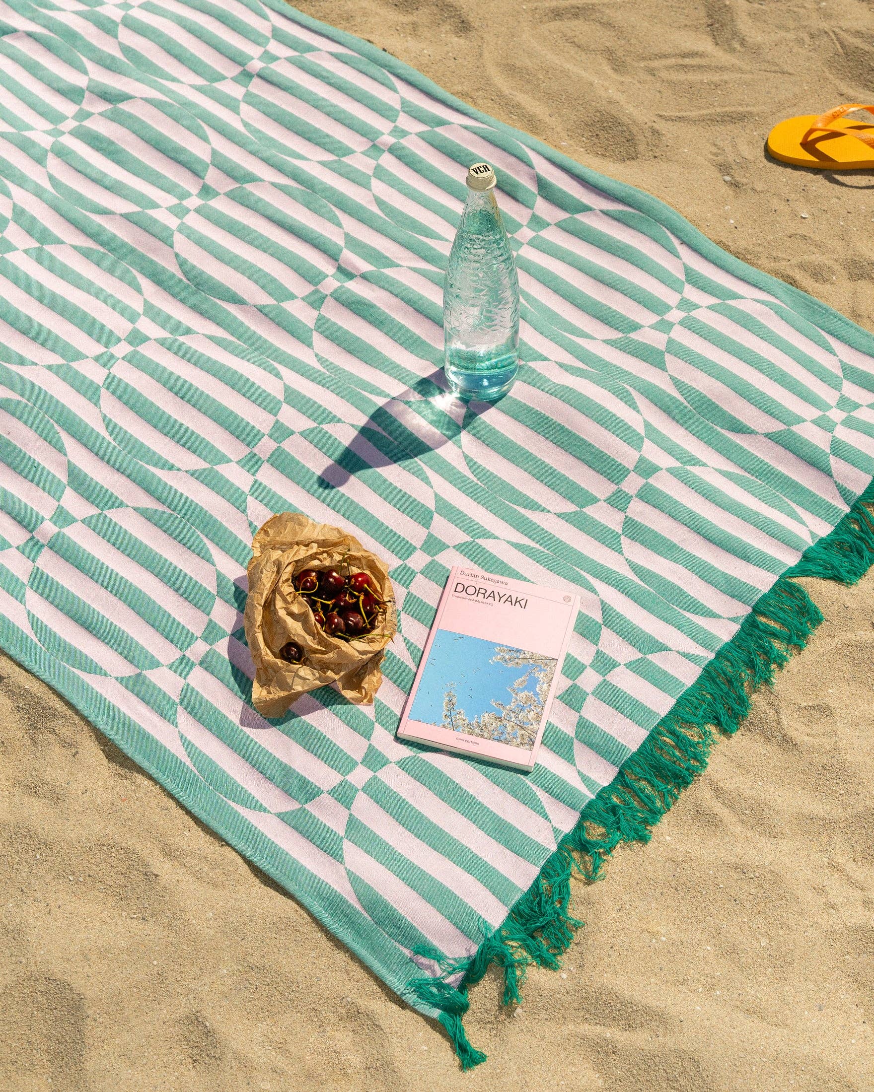 Serviette de plage - Granité à la pastèque