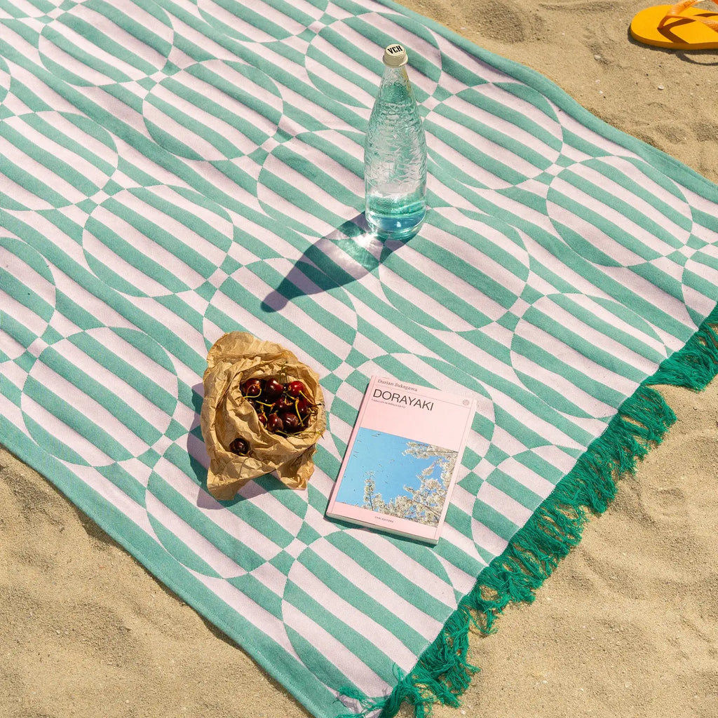 Serviette de plage Granité à la pastèque