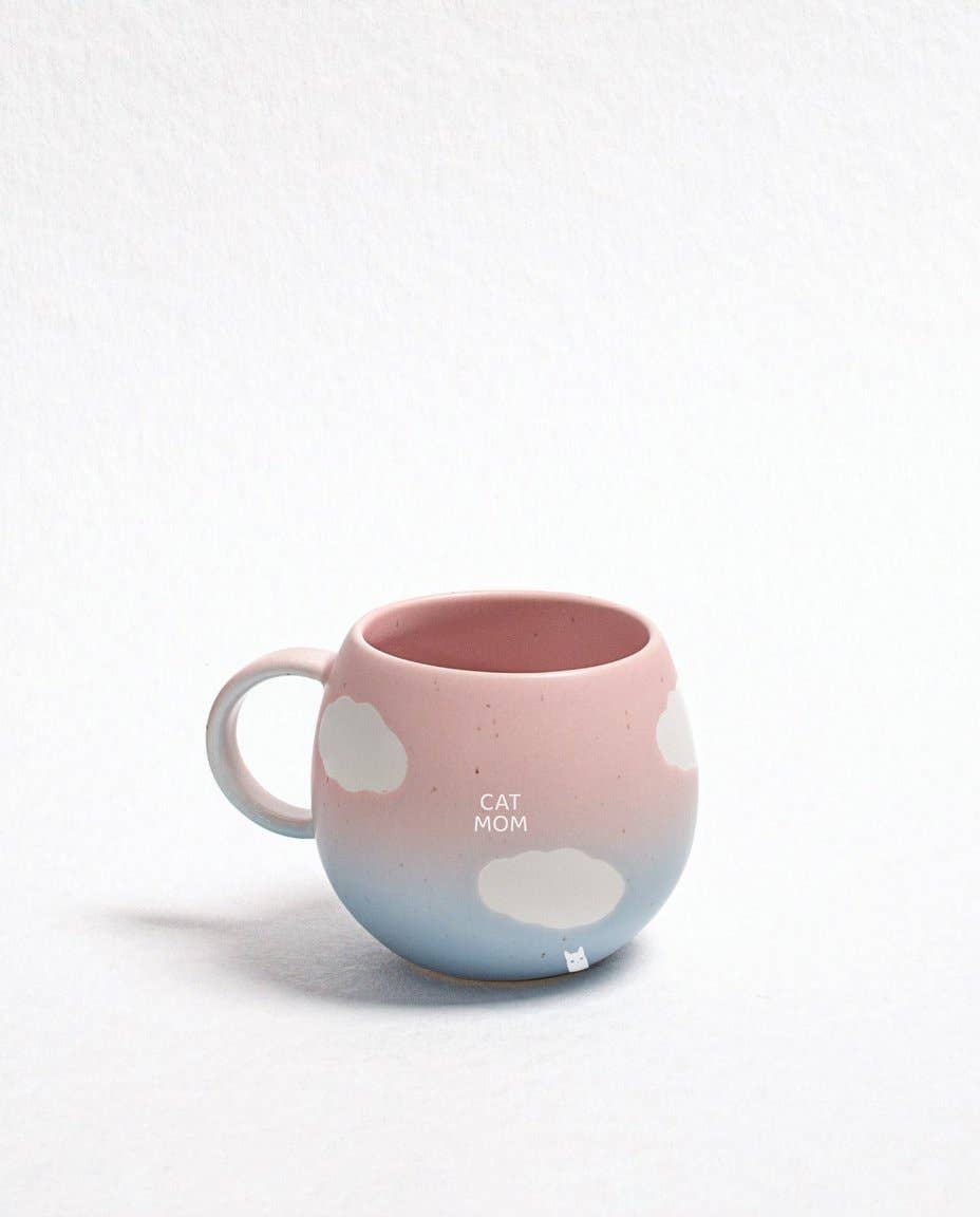 Mug moyen Coucher de soleil sur les nuages 250 ml — Collection animaux de compagnie: Chien Maman