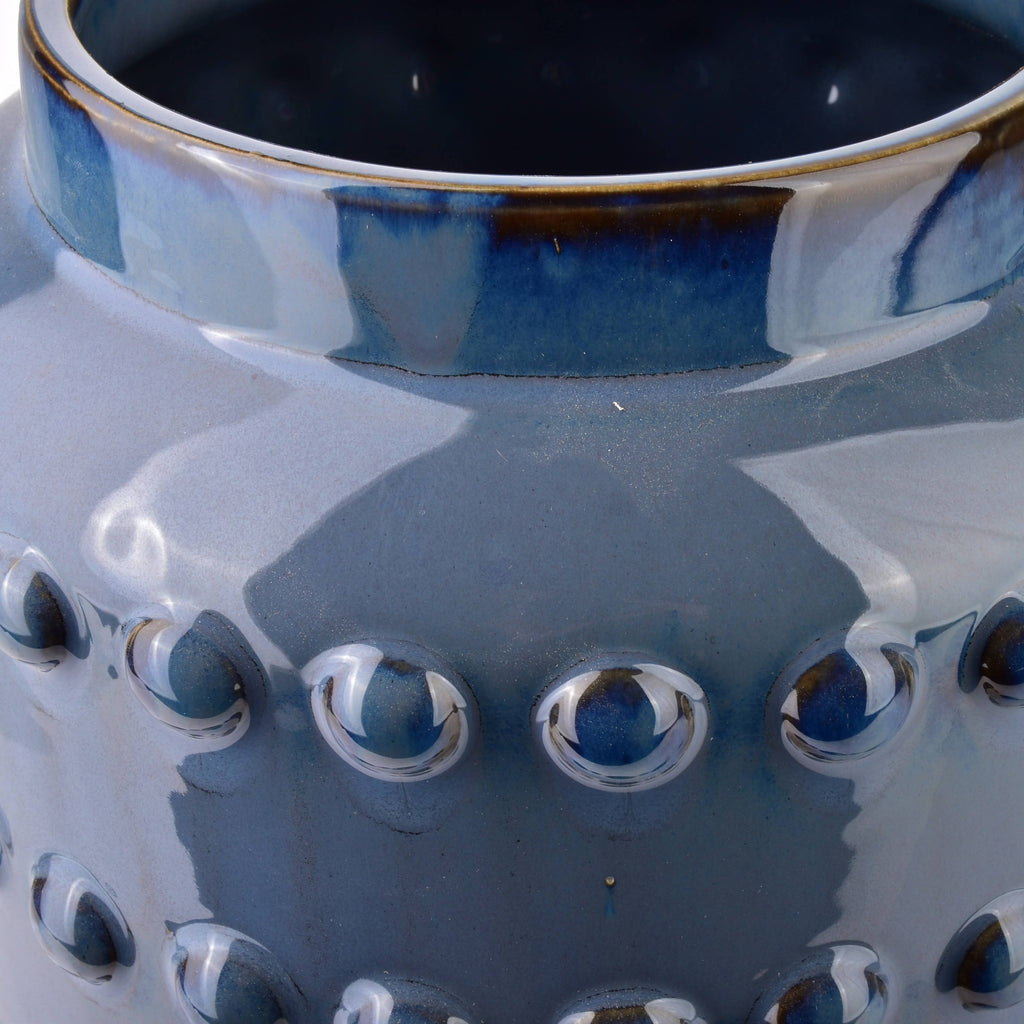 Vase MIGLIORE Bleu: 24x24x21.5cm