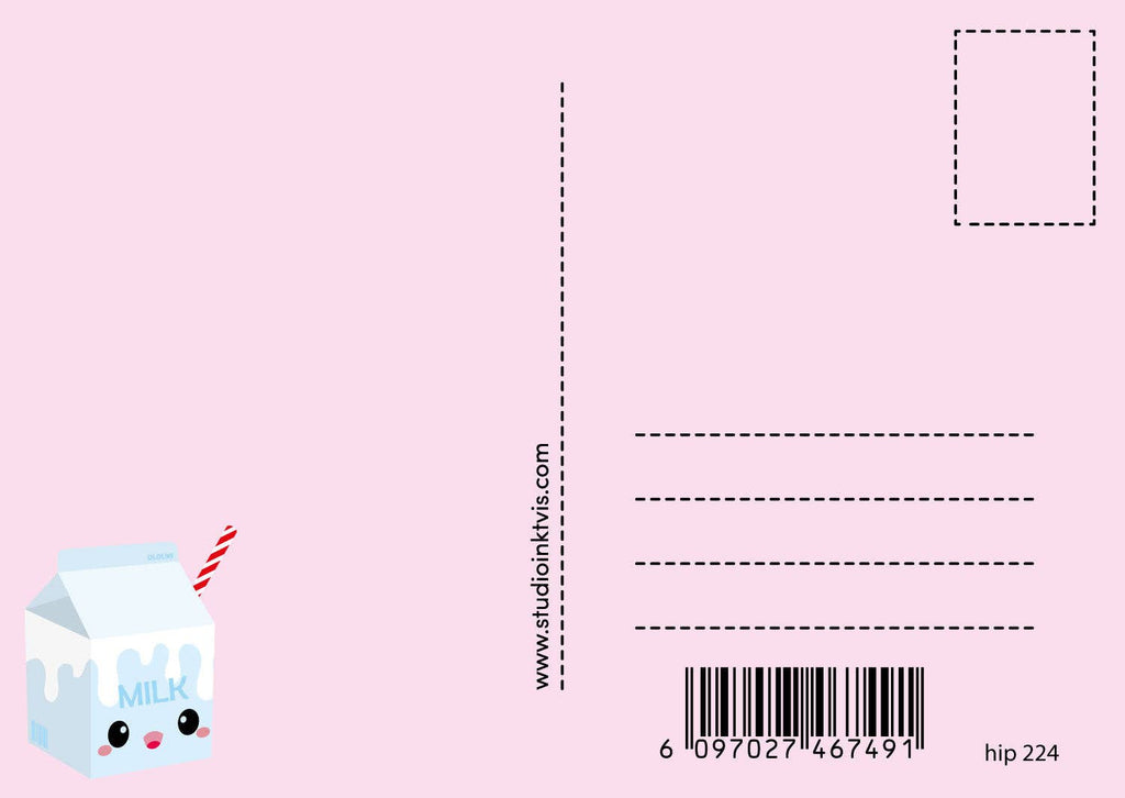 Carte d'anniversaire amusante – « Je ne dis pas que tu es vieux » lait
