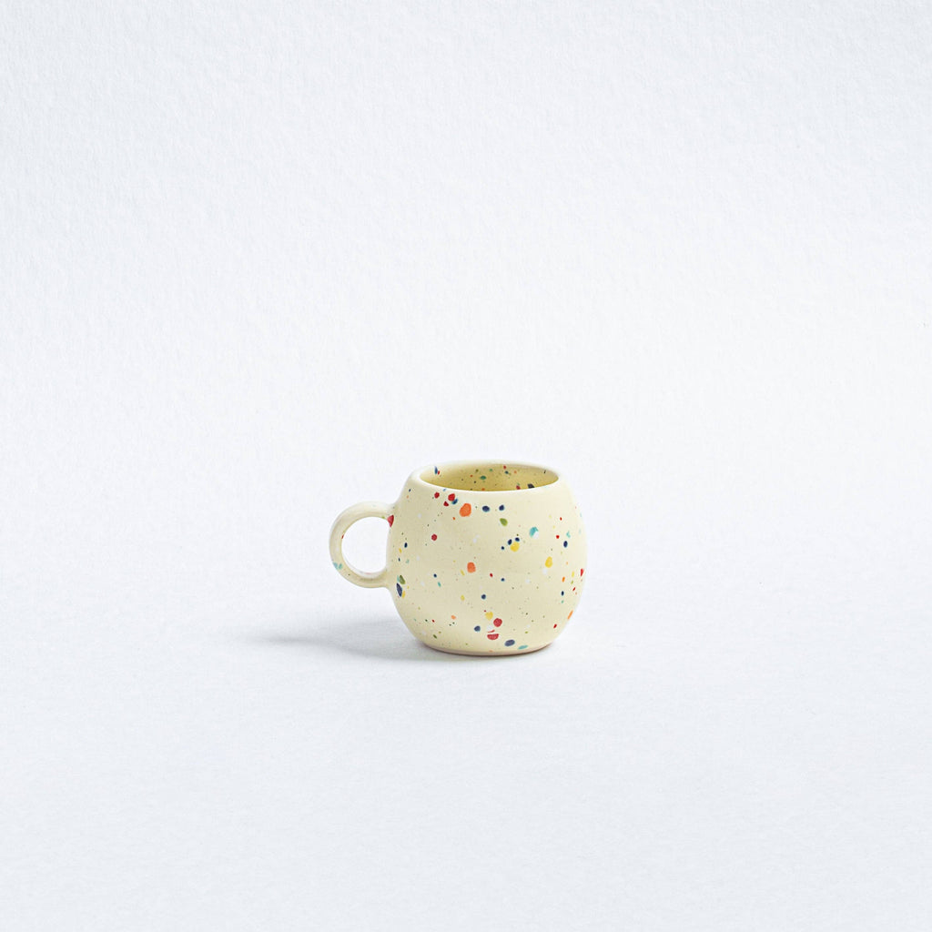 Set de fête New Party : 2 tasses à expresso + 2 mini plateaux: Rose