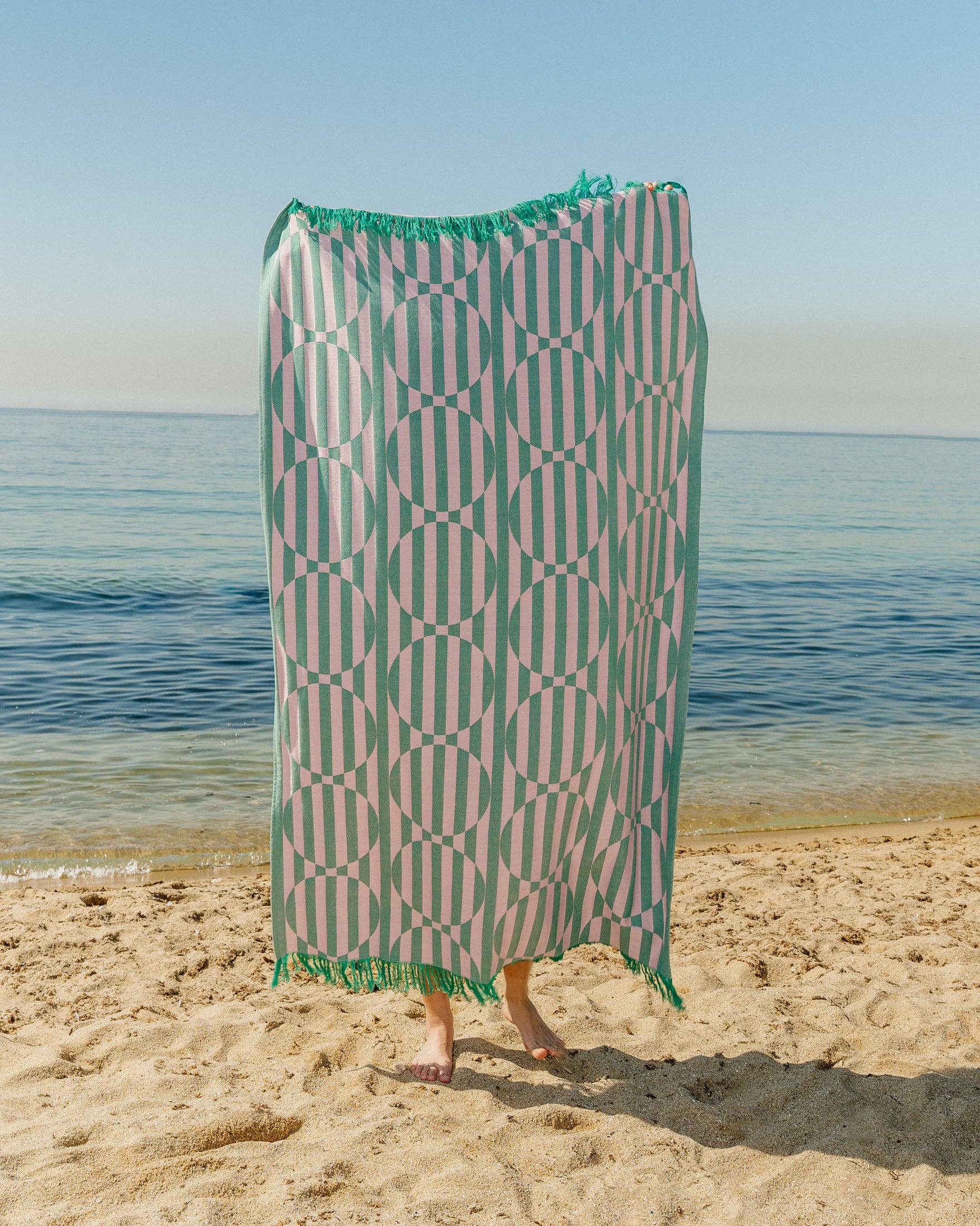 Serviette de plage - Granité à la pastèque